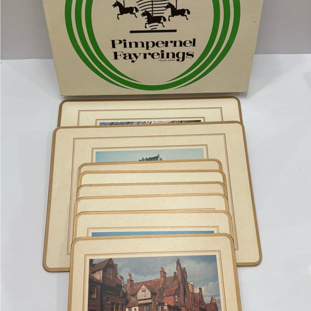 PIMPERNEL FAYREINGS Placemats
EDINBURGH 505 code 0478 lot of 6+2
